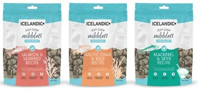 1ea 2.25oz Icelandic+  for CATS Soft Chew Salmon & Seaweed - Treat